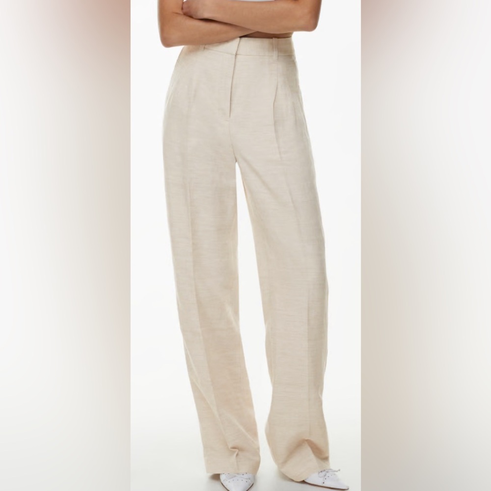 Wilfred the effortless linen-T pant in ecru 6 NWT